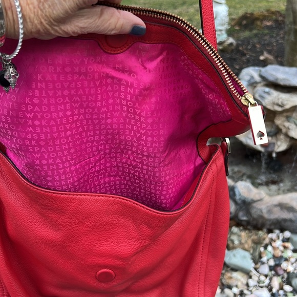 Red leather Kate Spade - Picture 3 of 12